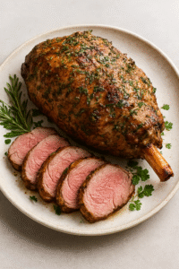 Herb-Roasted Leg of Lamb