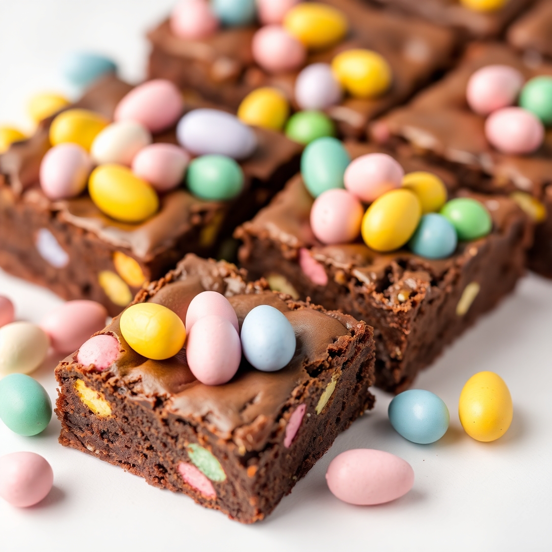 Easter Egg Brownies