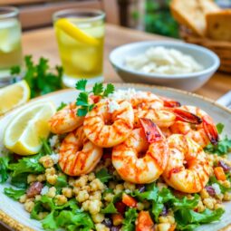 Garlic Butter Grilled Shrimp