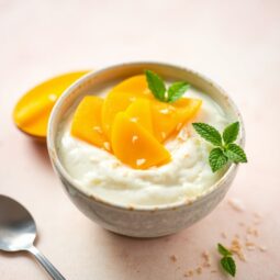 Mango & Coconut Rice Pudding
