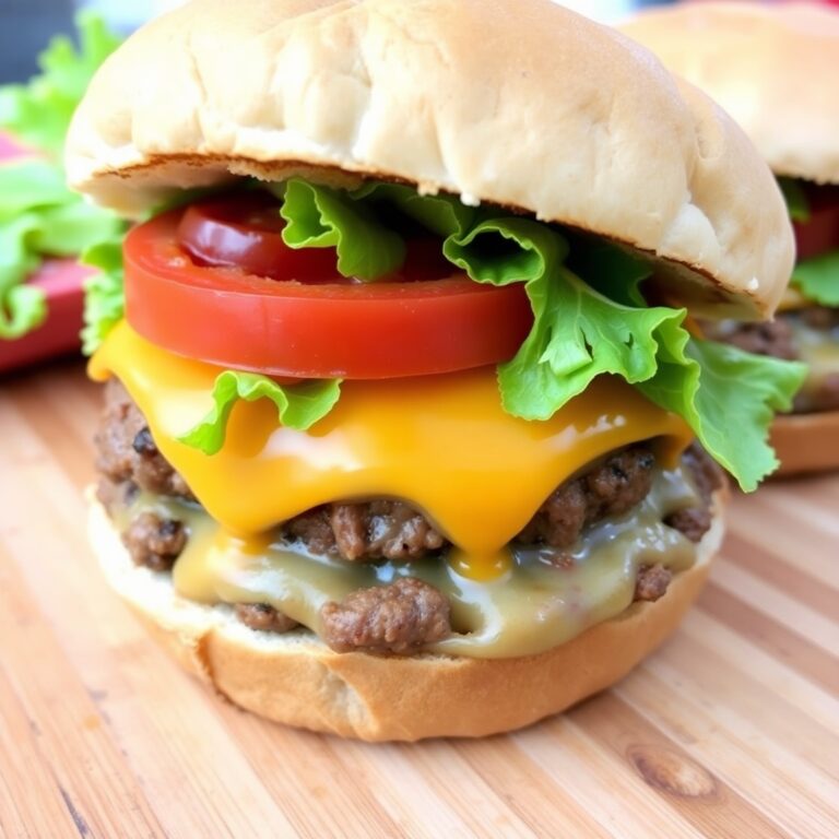 Classic All-American Cheeseburgers