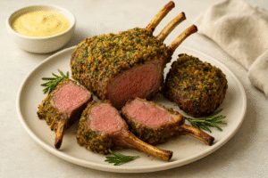 Herb-Crusted rack of LAMB