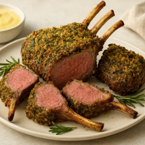 Herb-Crusted rack of LAMB